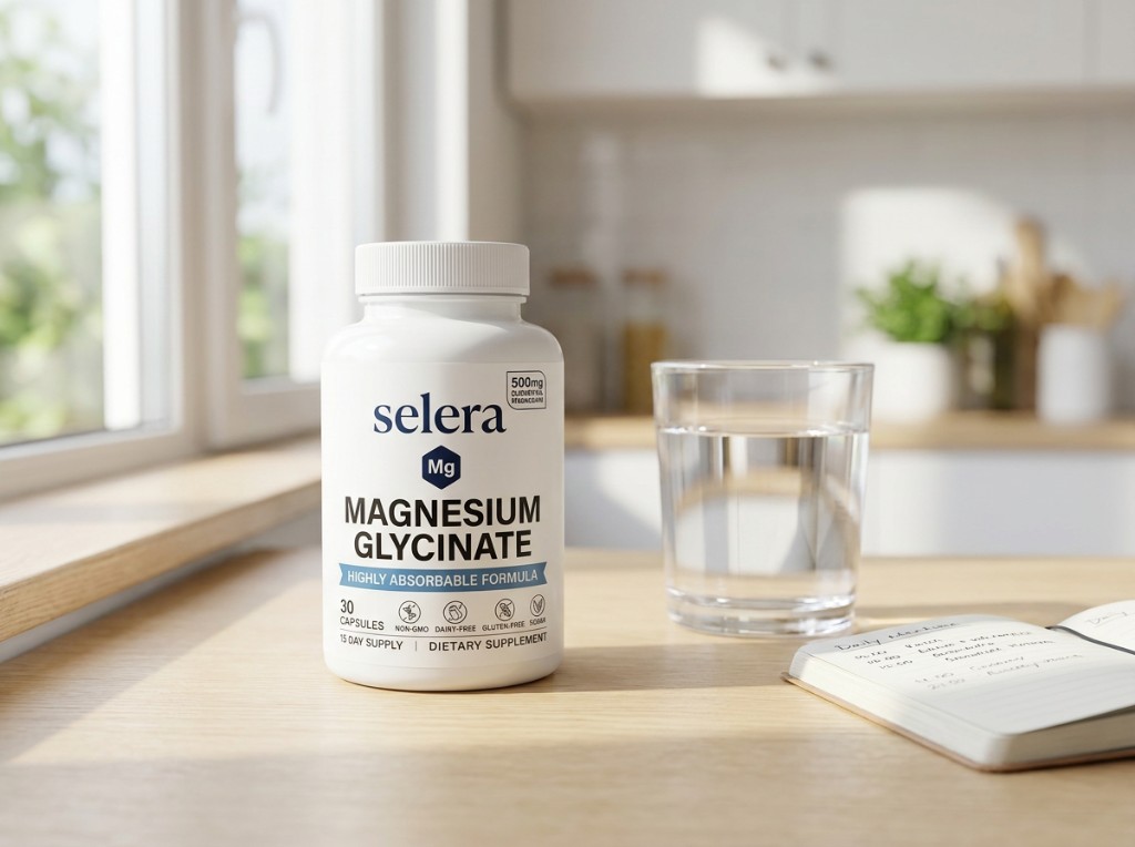SELERA Magnesium Glycinate as part of a morning routine