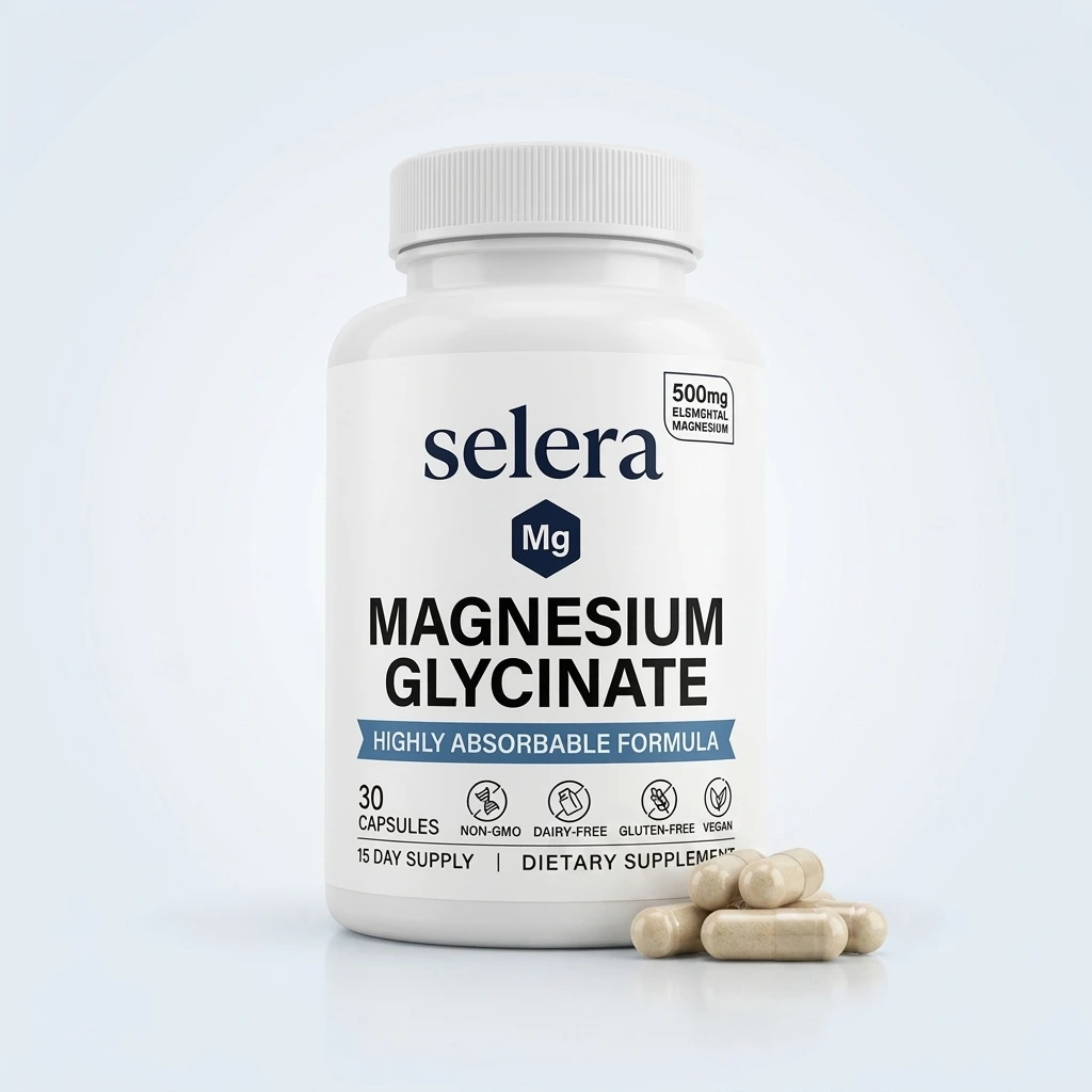 SELERA Magnesium Glycinate 60 Capsules